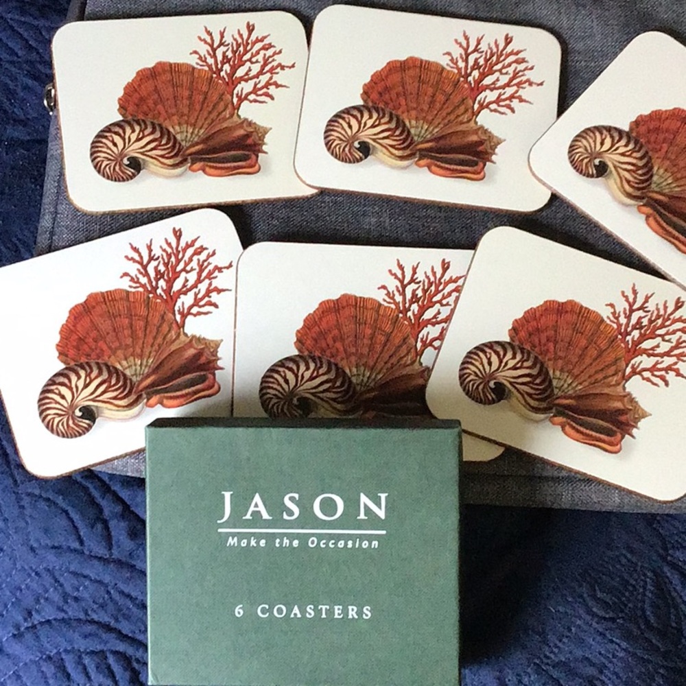 NWT JASON Shell Coasters MMA